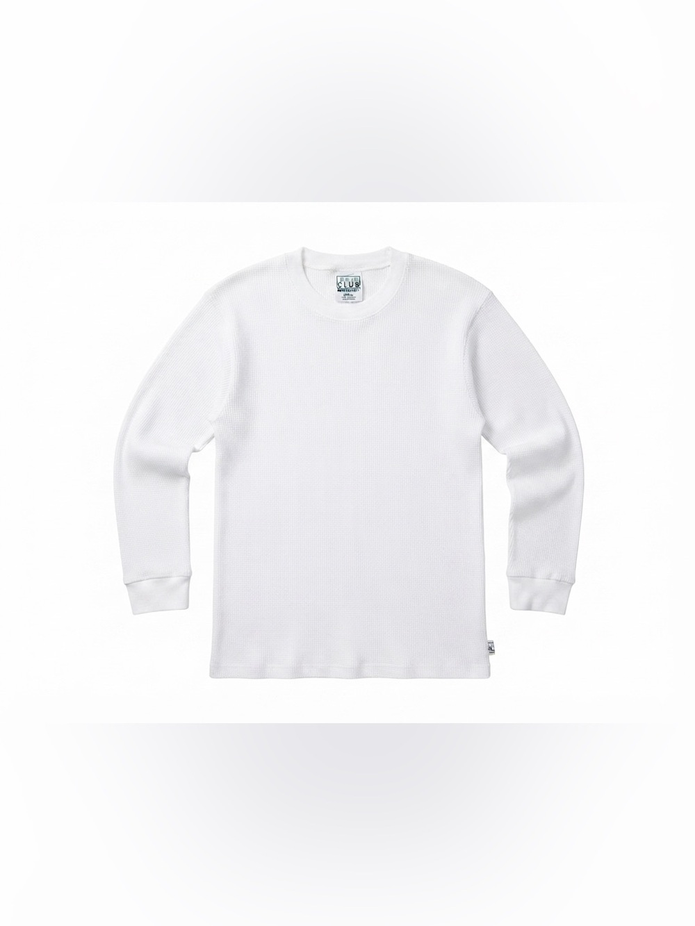 Vintage Pro Club Heavyweight Thermal Shirt Mens Small White Long Sleeve Cotton